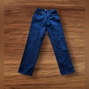 ET VOUS Jeans Women Vintage 80s High Rise Made In France Rare  Black Size 36/6